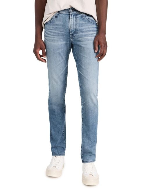 AG Jeans Blue Tellis Modern Slim In Denim 360 Jeans for men