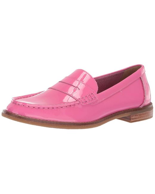 Sperry Top-Sider Pink Seaport Patent Leather Penny Loafer