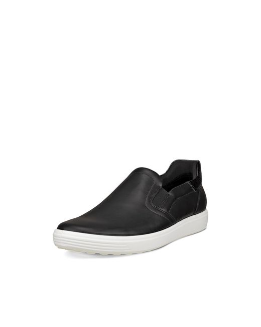 Ecco Black Soft 7 Easy Slip On Sneaker