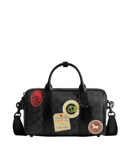 COACH Black Gotham Duffle 24 for men