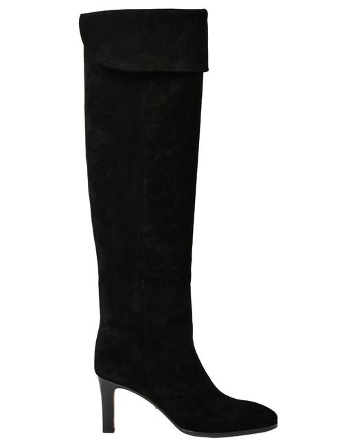 PAIGE Women's Black Chiara Over The Knee Boot Fashion