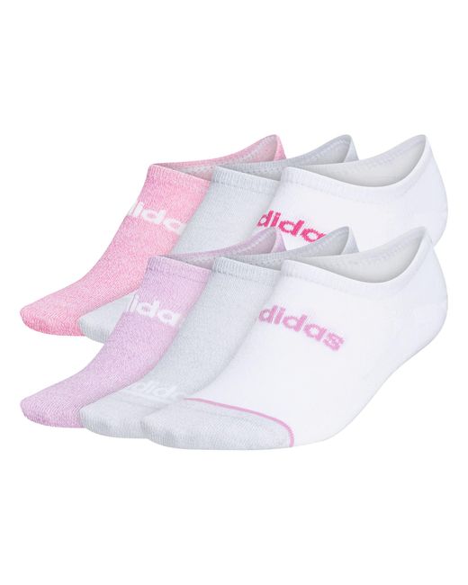 adidas Womens Superlite Linear 3.0 Super No Show Socks in Purple Lyst