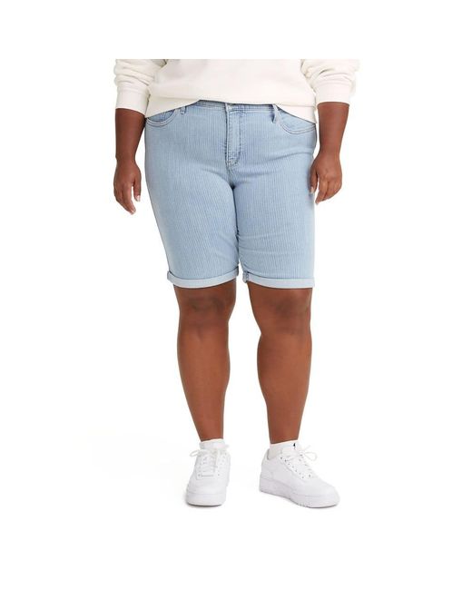 levi's shaping bermuda shorts