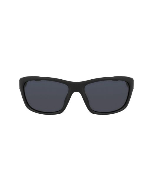 Nautica Black N901sp Polarized Rectangular Sunglasses for men