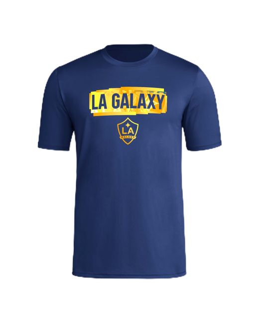 Adidas Blue Long Sleeve Pre-game T-shirt for men
