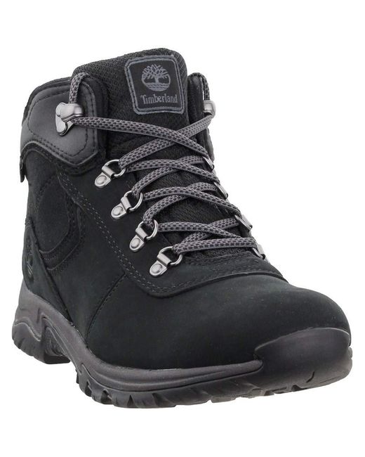 Timberland Black Mt. Maddsen Mid Leather Waterproof