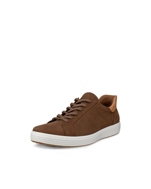 Ecco Brown Soft 7 Easy Slip Sneaker for men