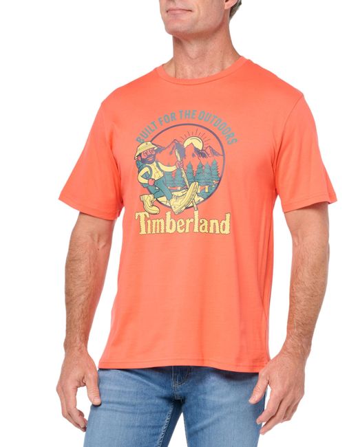 Timberland Orange Hike Out Graphic for men