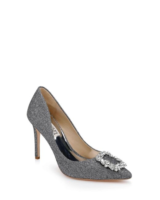 Badgley Mischka White Cher Pump