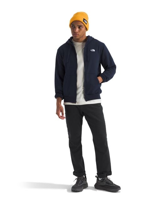 The North Face Blue Evolution Simple Dome Full Zip Hoodie | 2 Piece Hood With Adjustable Drawcord for men