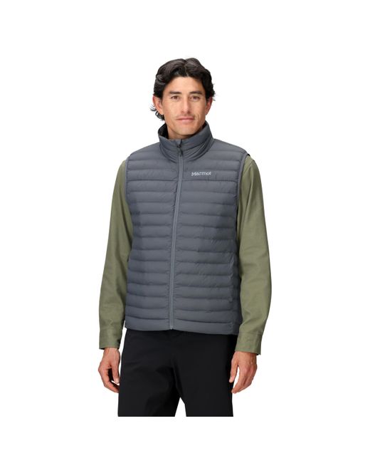 Marmot Gray Echo Featherless Vest for men