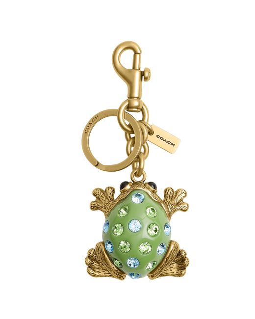 COACH Metallic Resin Frog Bag Charm