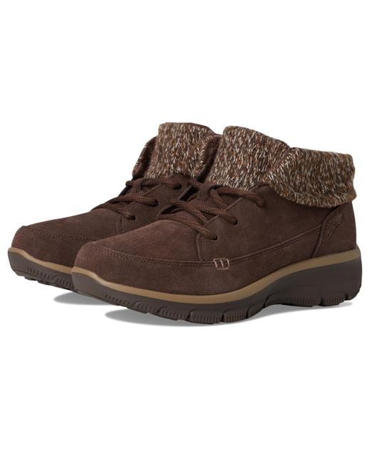 Skechers Brown Easy Going-fall Odyssey Hands Free Slip-ins Ankle Boot