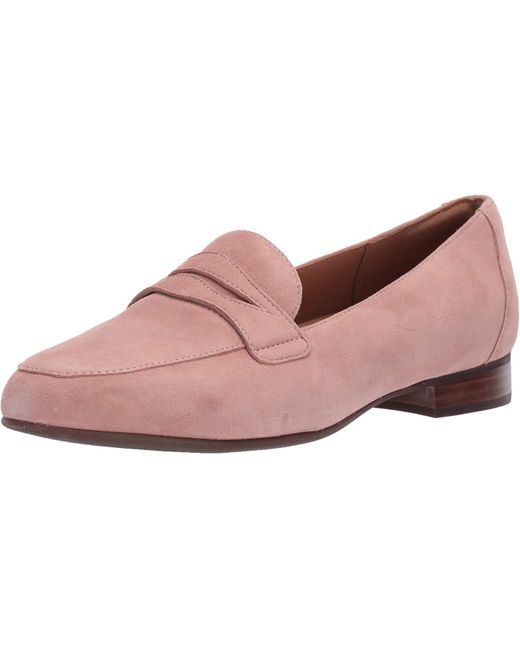 clarks un blush go penny loafer