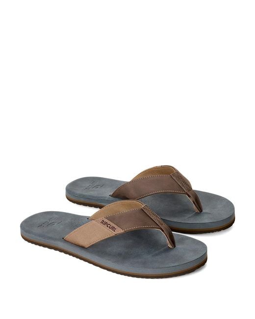 Rip Curl Gray Oxford Bloom Sandals for men