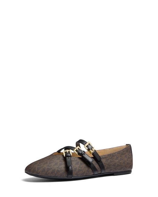 Michael Kors White Indy Flex Ballet Flat