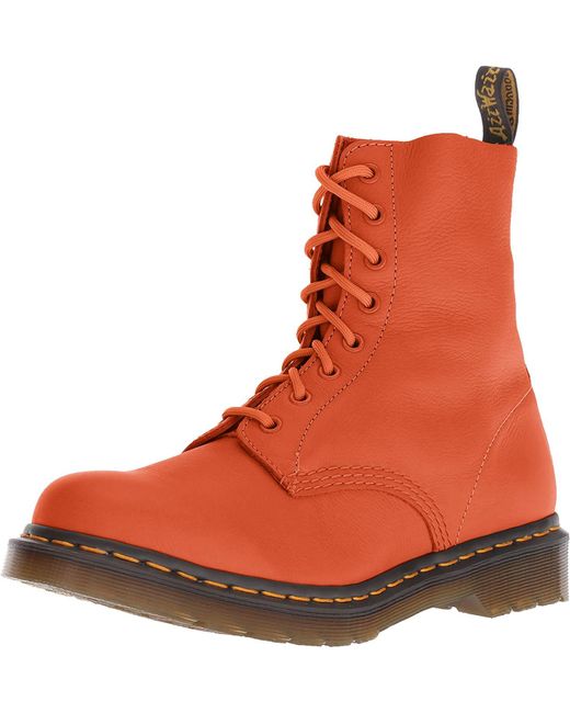 Dr. Martens Orange 1460 Pascal Ankle Boots