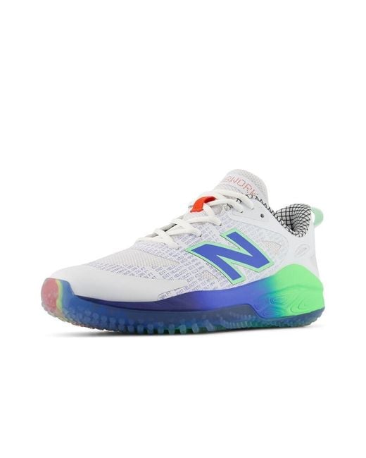 New Balance Blue Fresh Foam Velo V4 Turf-trainer Softball Shoe