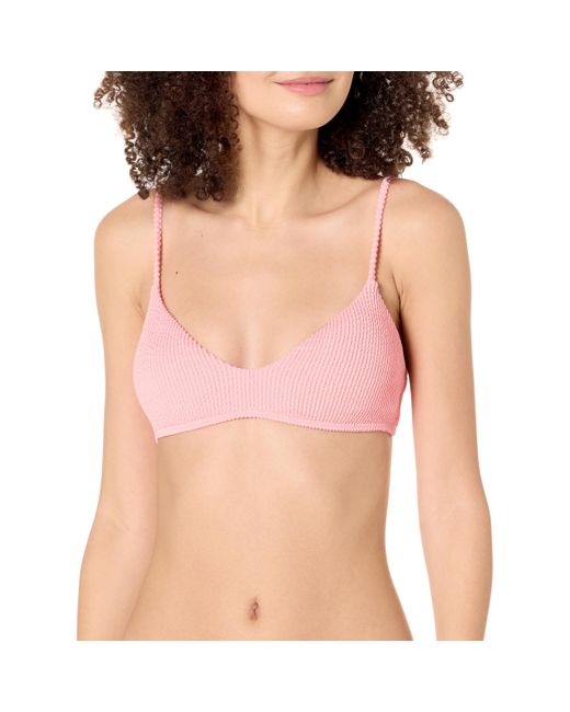 Billabong Pink Summer V Neck Bralette Bikini Tops