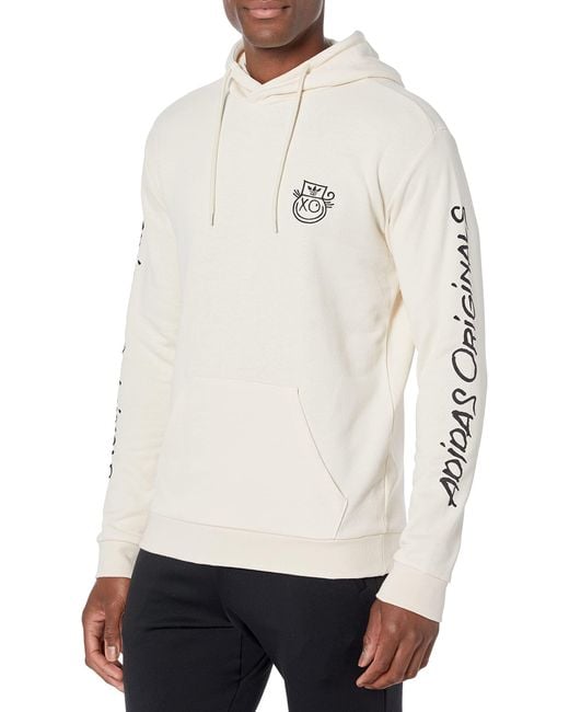 adidas Originals Andre Saraiva Hoodie in White for Men | Lyst