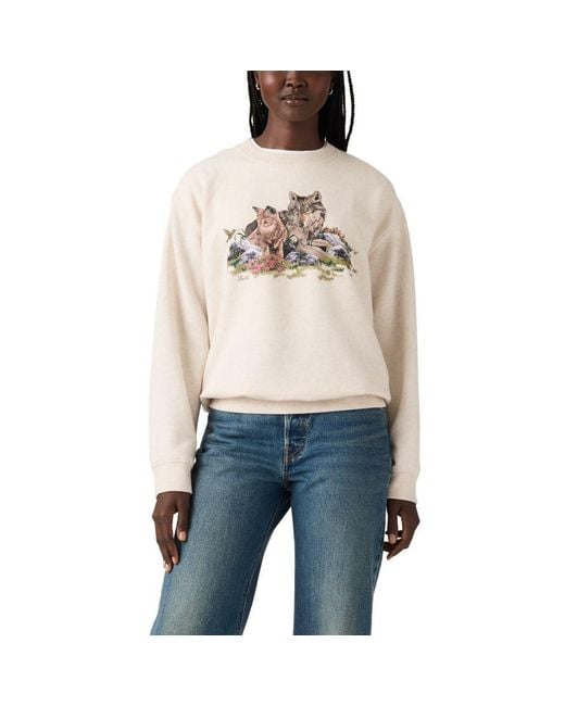 Levi's Blue Graphic Everyday Crew