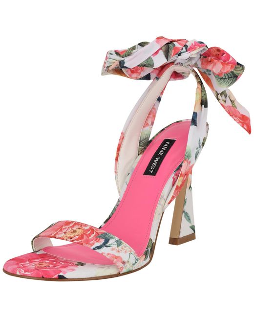Nine West Pink Kelsie Heeled Sandal