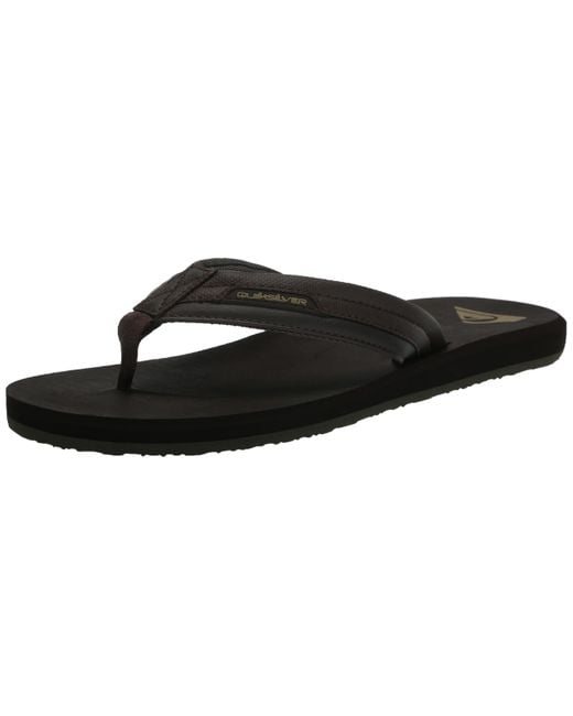 Quiksilver Black Carver Tropic Sandal Flip-flop for men