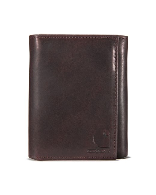 Carhartt Brown Standard Trifold Wallet for men