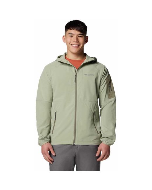 Columbia Green Tall Heights Ii Hooded Softshell for men