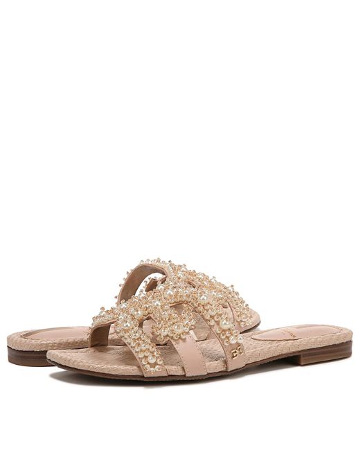 Sam Edelman Bay Perla Slides in Brown Lyst