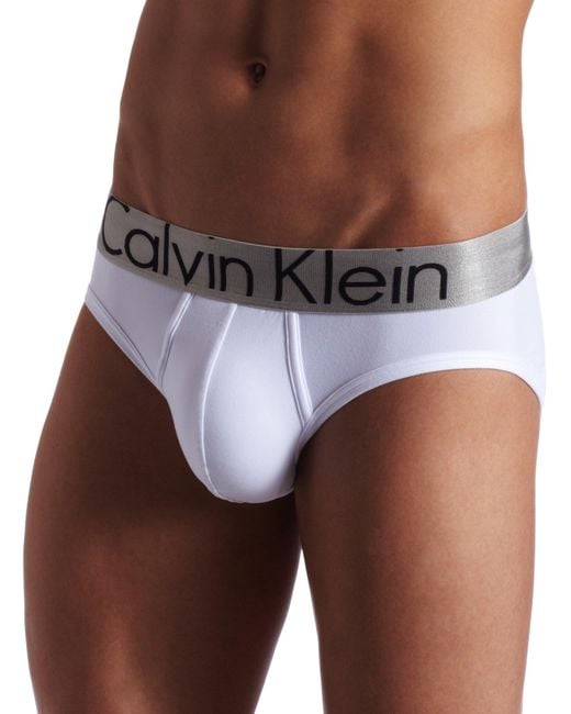 Calvin Klein White Steel Micro Multipack Boxer Briefs for men