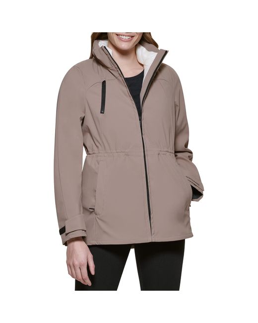 Cole Haan Gray Jacket Transitional Two-in-one Coat