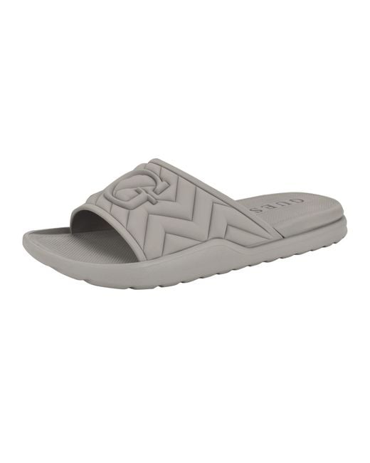 Guess Moliano Slide Sandaal in het Gray voor heren