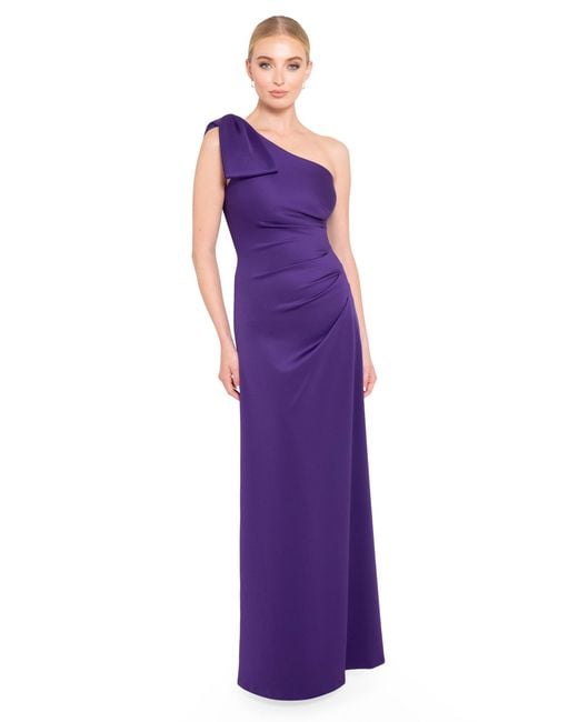 Black Halo Purple Zyra Gown