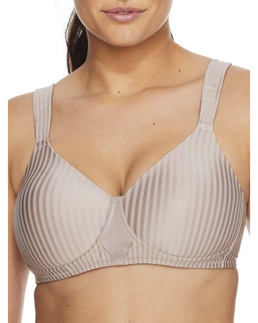 Playtex Brown Secrets Secrets Perfectly Smooth Wireless Coverage T-shirt Bra For Full Figures