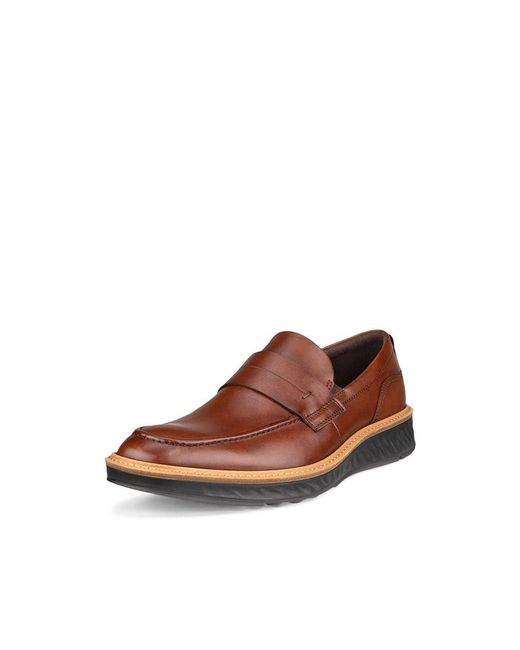 Ecco St.1 Hybrid Penny Loafer in Brown for Men Lyst UK