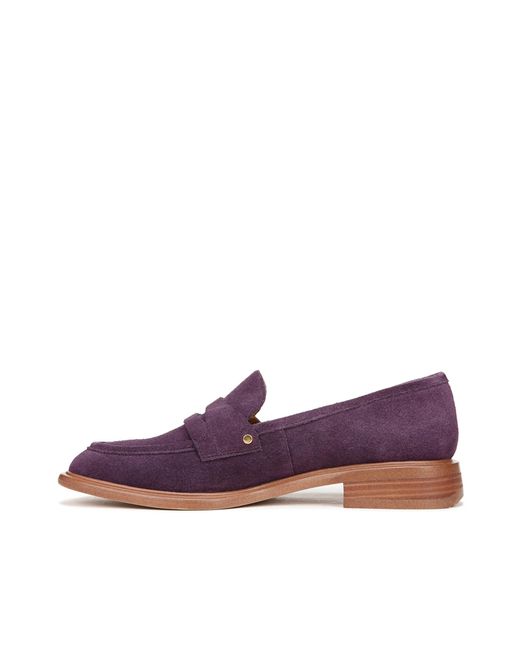 Franco Sarto S Edith Slip On Loafers Plum Purple Suede 11 M