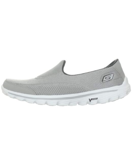 skechers go walk 2 silver