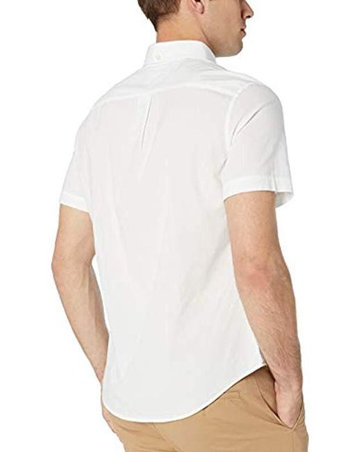 tommy hilfiger white button down shirt