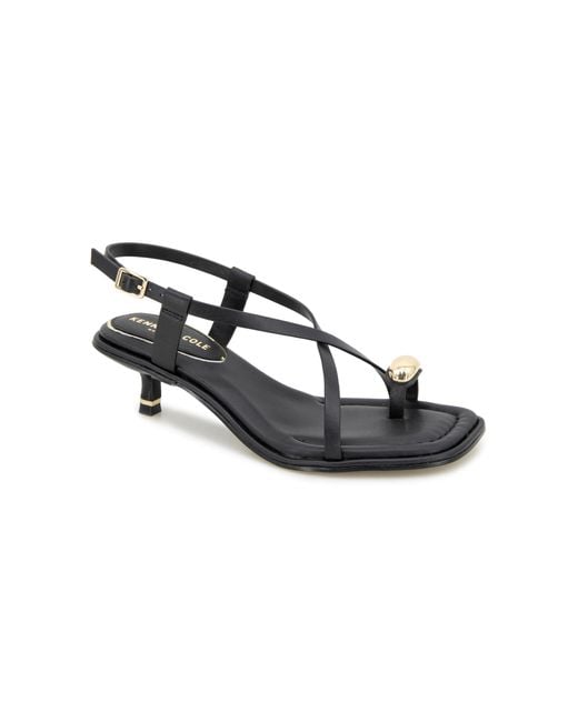 Kenneth Cole Black Geala Heeled Sandal