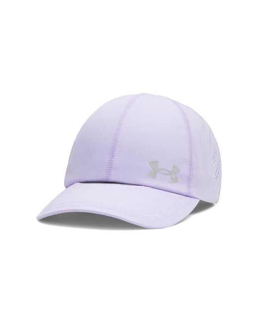 Under Armour Purple Iso-chill Launch Run Adjustable Hat,