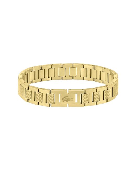 Lacoste 2040120 Jewelry Metropole Ionic Thin Gold Plated Steel Link ...