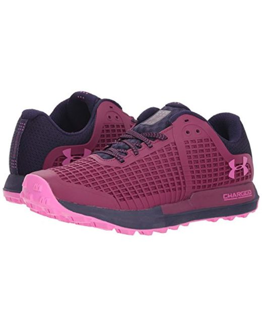 under armour purple running shoes