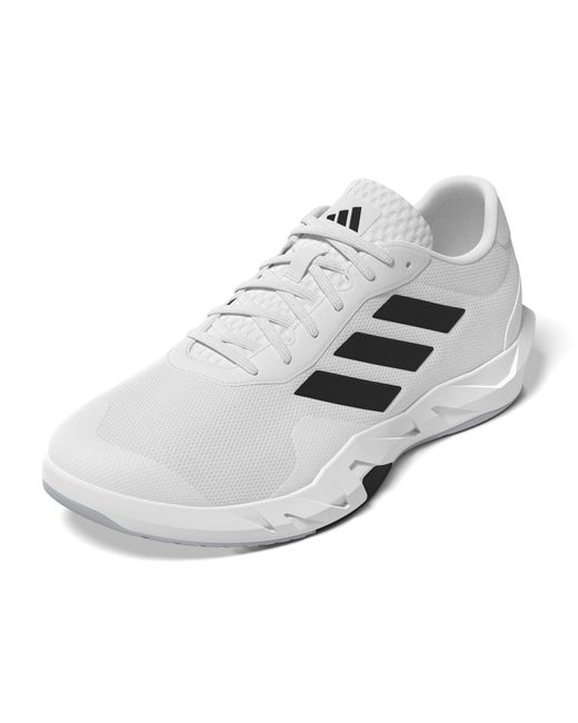 Adidas White Amplimove Trainer for men
