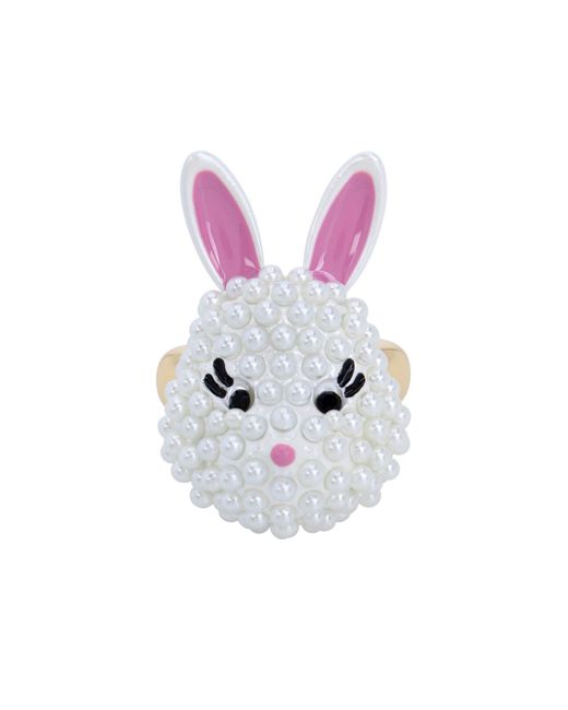 Betsey Johnson Pink S Bunny Cocktail Ring