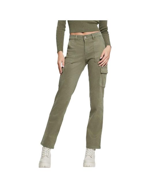 Guess Green Sexy Cargo Straight