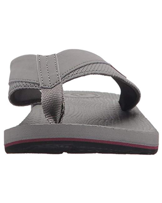 volcom men's recliner flip flop