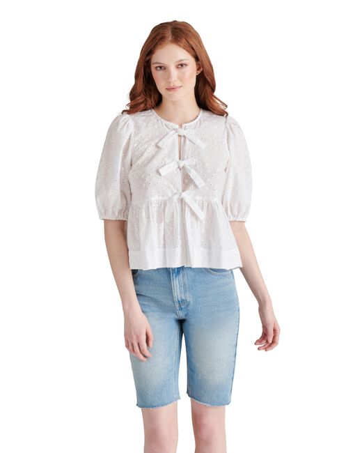 Steve Madden White Paula Top