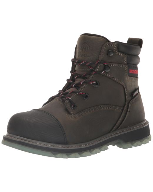 Wolverine Floorhand Lx Cap Waterproof Steel Toe 6" Construction Boot in