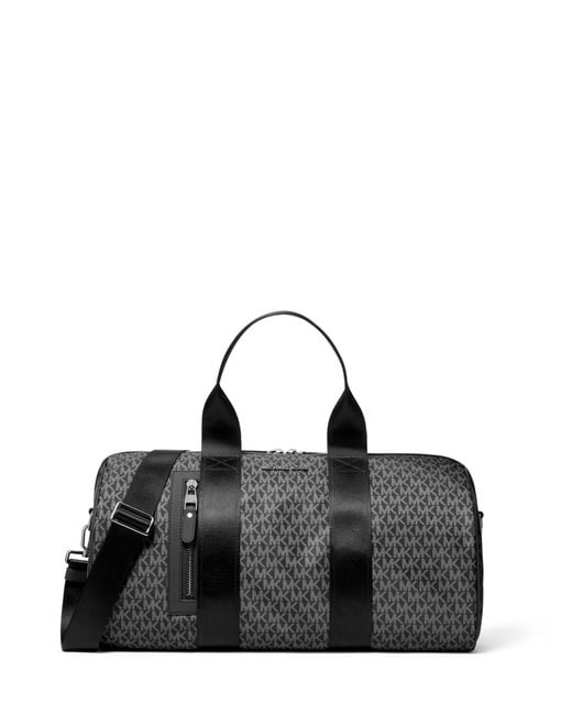 Michael Kors Black Brooklyn Gym Duffle Bag for men